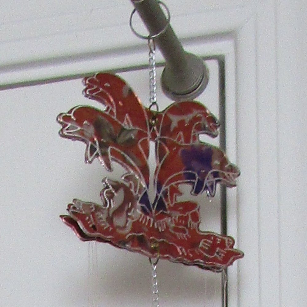 NIB vintage aluminum windchime